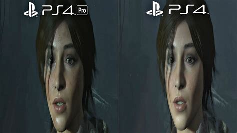 Ps4 Pro Vs Ps4 Graphics Comparison Rise Of The Tomb