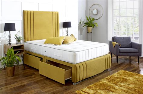 naples divan bed set  tall headboard  footboard divan bed warehouse