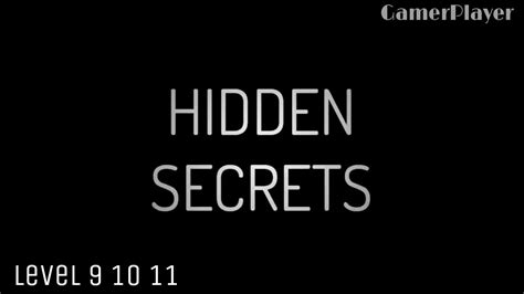 hidden secrets    answer walkthrough androidios game youtube
