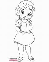 Coloring Baby Disney Pages Belle Princess Da Para Princesas Snow Colouring Colorir Little Inspirational Character Desenhos Mister Twister Club sketch template