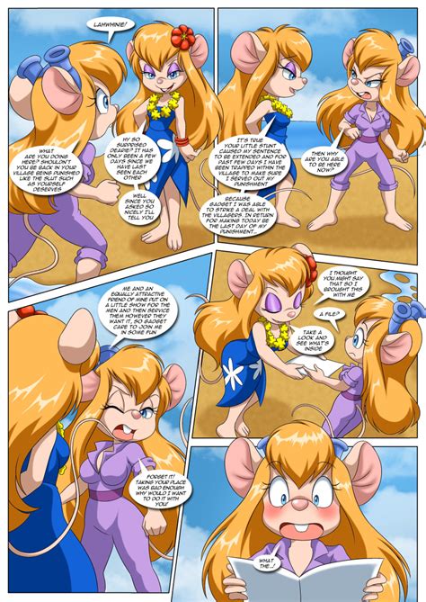 rule 34 bbmbbf chip n dale rescue rangers comic disney furry gadget