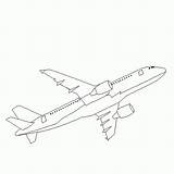 Airbus Coloring Airplane Drawing Line Designlooter Vehicles Cars 550px 44kb Getdrawings sketch template