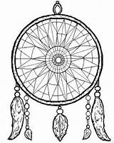 Coloring Catcher Pages Dream Native American Dreamcatcher Printable Adult Wolf Catchers Symbols Mandala Drawing Line First Simple Southwest Nations Colouring sketch template