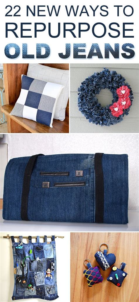 22 new ways to repurpose old jeans repurpose old jeans denim crafts