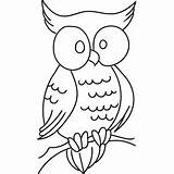 Owl Eye sketch template