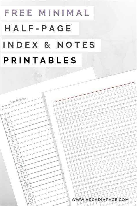 page planner index  notes printables created  couple