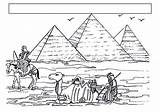 Piramides Egipto Pintar Vuelta Piramide Aprender Pyramid Egipcias Pyramids Pirámides sketch template