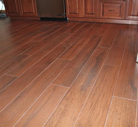 tile wood kitchen floor  jersey custom tile