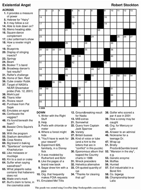 printable difficult puzzles  adults printable crossword puzzles
