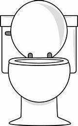 Clipart Clip Potty Toilet Cliparts Preschool Library Bathroom sketch template
