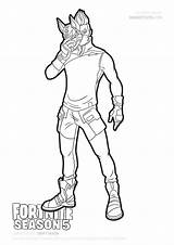 Fortnite Drift Draw Season Mask Easy Coloring Skin Tutorial Tutorials Characters sketch template