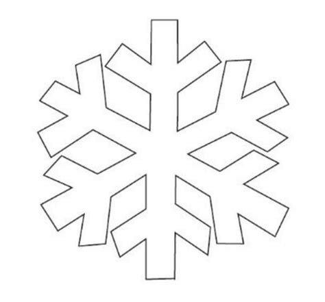 printable snowflake templates    kids   snow
