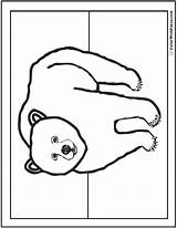 Grizzly Bear Coloring Pages Cute sketch template