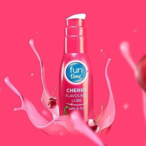 Pack Of 2 Fun Time Cherry Gentle Stimulating Sex Lube Gel Free And Fast
