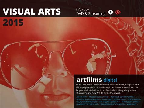visual art  dvd   catalog  artfilms contemporary arts media issuu