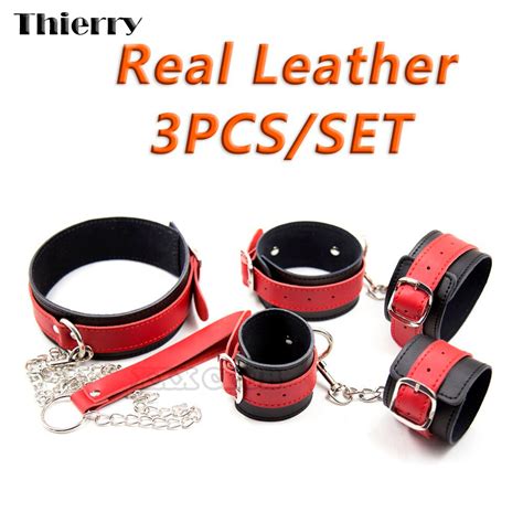 Buy Thierry 3piece Set Leather Sex Toys Bondage