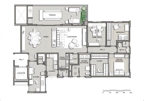 plans modern house villa jhmrad