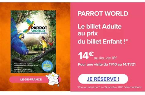 promo parrot world chez carrefour spectacles icataloguefr