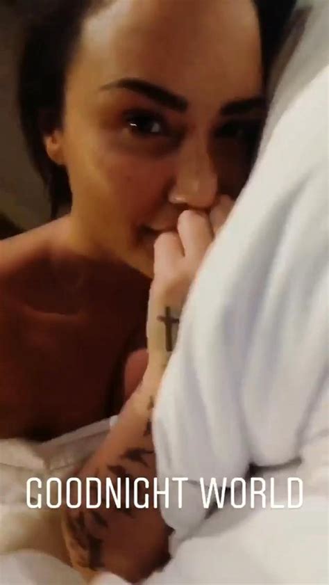 demi lovato nip slip on selfie video she posted and deleted scandal planet