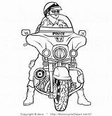 Pages Colouring Motorbike Police Getcolorings Coloring Motorcycle Printable sketch template