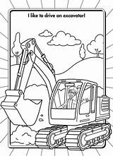 Blippi Coloring Excavator Pages Printable Kids Truck sketch template