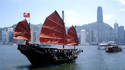 hong kongs  authentic junk  troubled waters bbc news