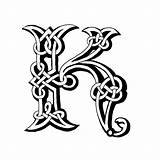 Alphabet Celtic Keltische Illuminated Celtas Buchstaben Buchstabe Celta Calligraphy Lettere Vektorgrafik Vorlagen Alfabet Lettera Celtiche Tatuaggi Alfabeto Letra sketch template