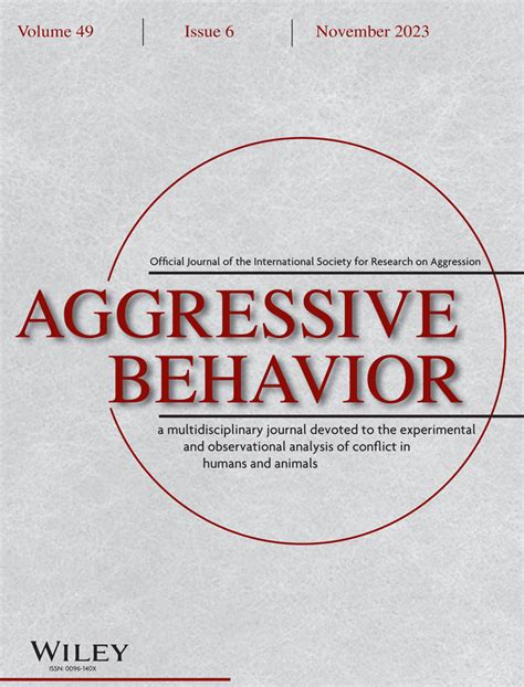 Aggressive Behavior Vol 13 No 2