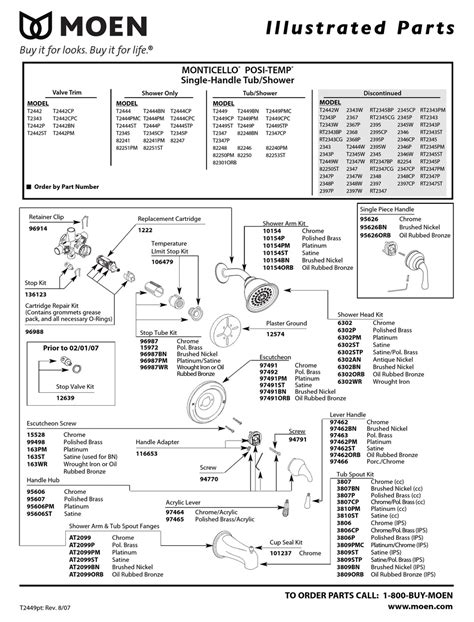 moen monticello kitchen faucet parts diagram besto blog