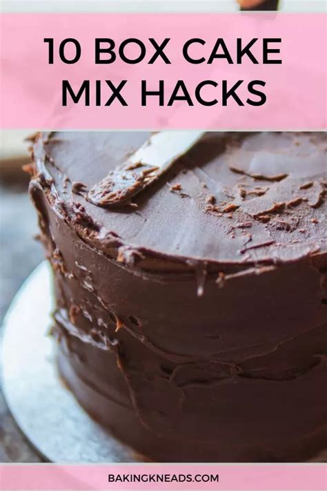 box cake mix hacks   improve  boxed cake mix   box