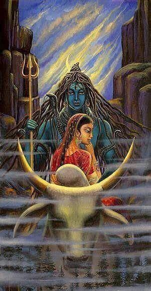 Shiva And Parvati Beautiful Love Lord Shiva Painting