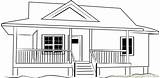 Cottages Coloring Coloringpages101 sketch template