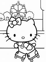 Coloring Pages Kitty Hello Choose Sheets Board sketch template