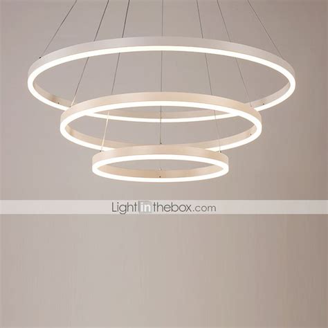 led pendant light  light cmcmcm ring circle design  aluminum painted finishes