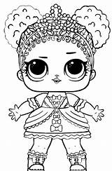 Lol Doll Pages Colouring Lids Siobhan Little sketch template