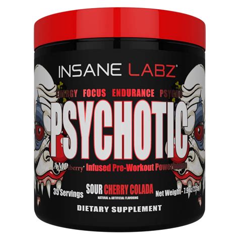 psychotic pre workout  serving  nutrition