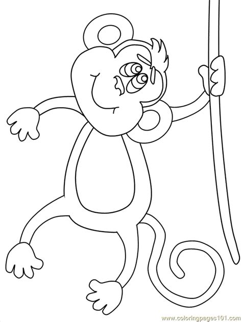 monkey printables coloring pages monkey youtline mammals monkey