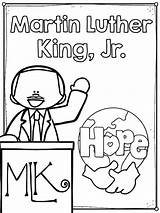 Coloring Martin Luther Getcolorings Pages King Print sketch template