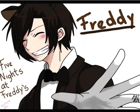 Freddy Fazbear Anime By Pinkuthecat On Deviantart