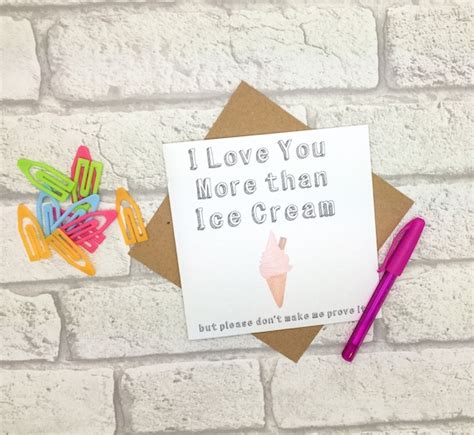 I Love You More Than Ice Cream Personalised By In2graphics On Etsy