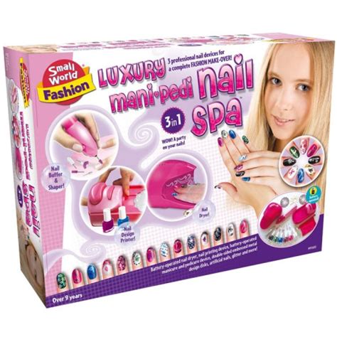 girls luxury mani pedi nail spa fashion kit