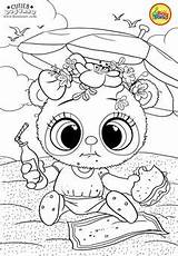 Coloring Cuties Pages Bojanke Cute Kids Printables Preschool Books Book Bontontv Seç Pano Animal sketch template