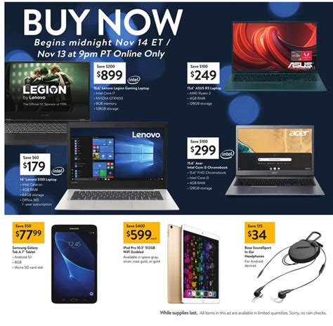 walmart buy now early black friday deals ad 2019