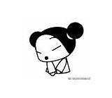 Pucca sketch template