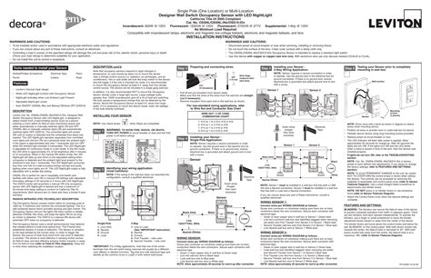 leviton   motion sensor switch wiring diagram  wallpapers review