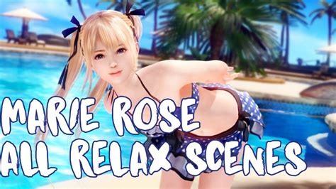 Dead Or Alive Xtreme 3 Marie Rose All Sexy Relax Scenes Youtube