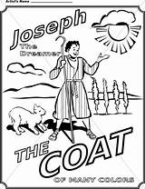 Joseph Coloring Coat Colors Many Dreamer Clipart His Sharefaith Children Colorful Drawings Sunday School sketch template