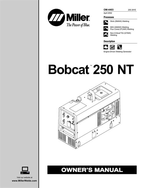 miller bobcat  parts manual