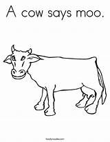Cow Worksheet Coloring Moo Says Cows Noodle Pages Sheet Twisty Milk Handwriting Give Animals Twistynoodle Calf Animal Print Tracing Built sketch template