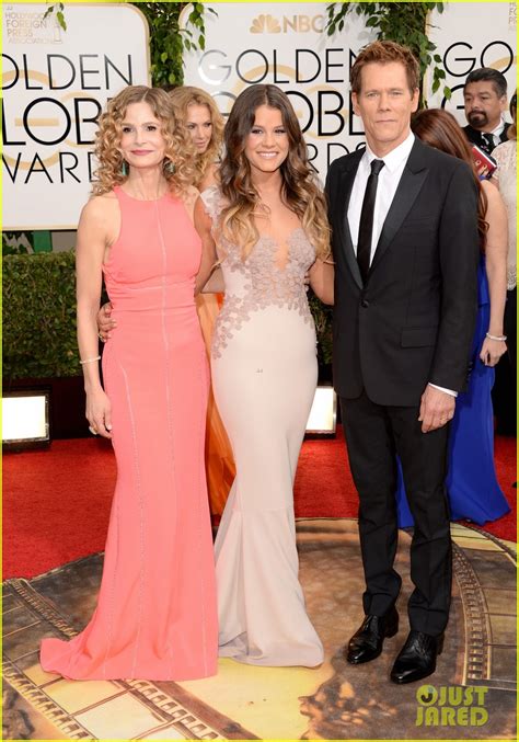 kevin bacon and kyra sedgwick golden globes 2014 with daughter sosie